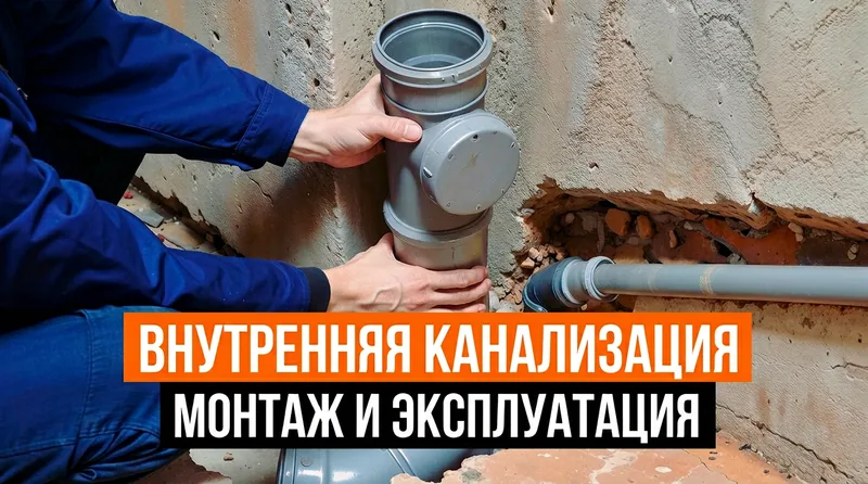 Внутренняя канализация — правильный монтаж и эксплуатация без засоров и запахов