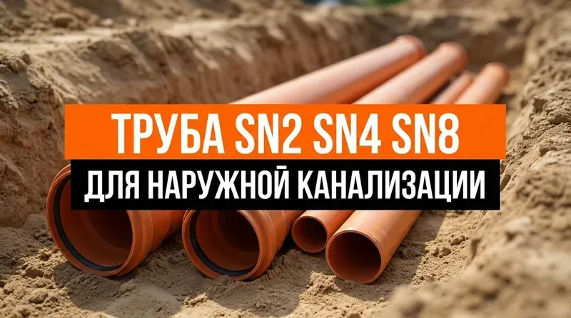 Как выбрать трубу для наружной канализации: классы жёсткости SN2, SN4, SN8