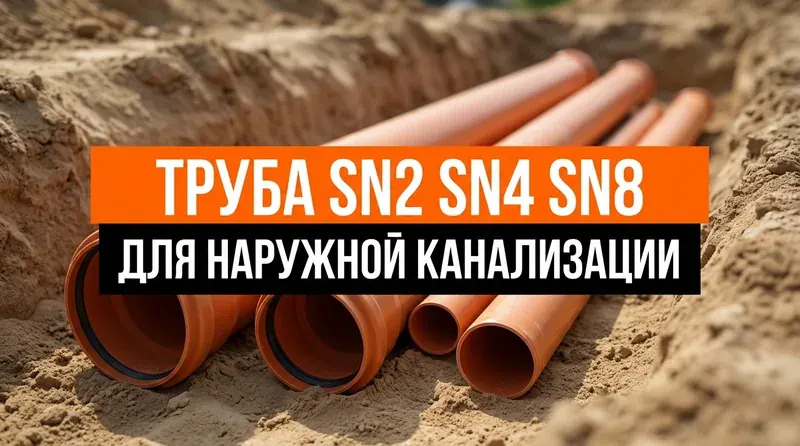 Как выбрать трубу для наружной канализации: классы жёсткости SN2, SN4, SN8