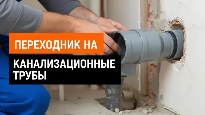 Правильная установка переходника на канализационные трубы: полное руководство