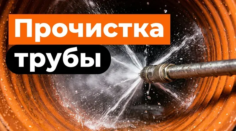Прочистка канализационных труб из НПВХ и ПП: способы и материалы