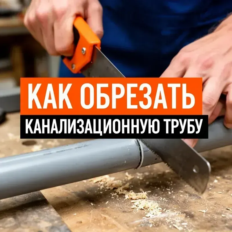 Как обрезать канализационную трубу: пошаговое руководство для каждого материала