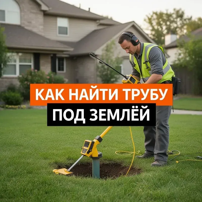 Как найти канализационную трубу под землей: все методы поиска с пошаговым разбором