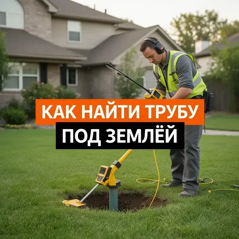 Как найти канализационную трубу под землей: все методы поиска с пошаговым разбором