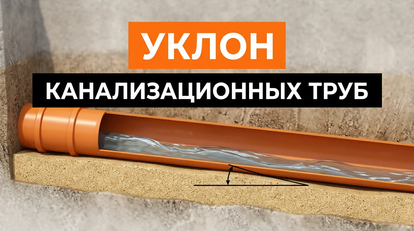 Калькулятор уклона канализации