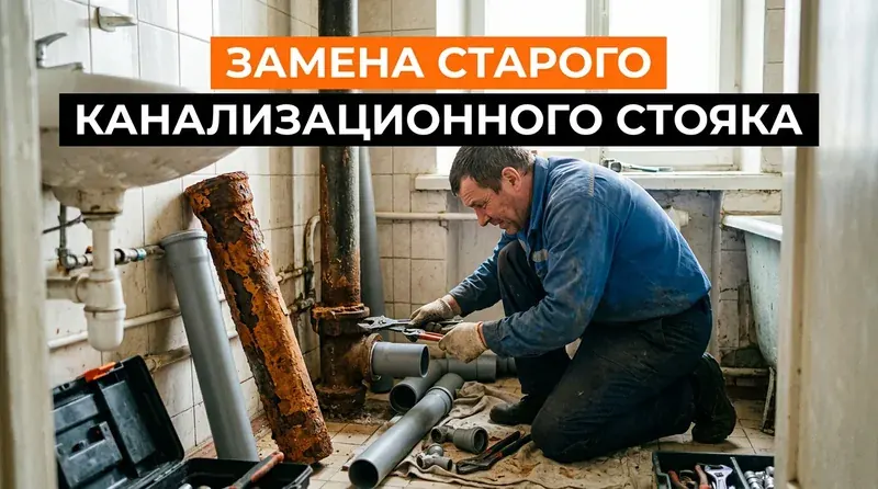 Замена старой вертикальной канализационной трубы: полное руководство