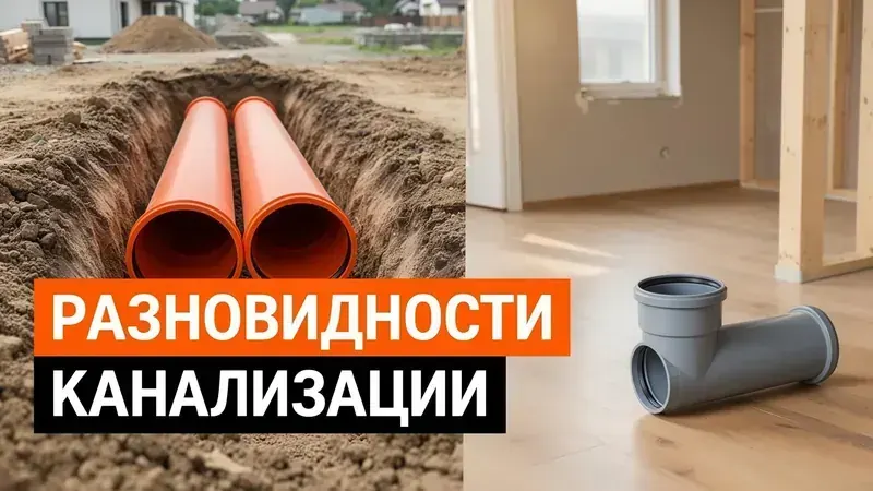 Разновидности канализации: полный гид по системам и материалам труб