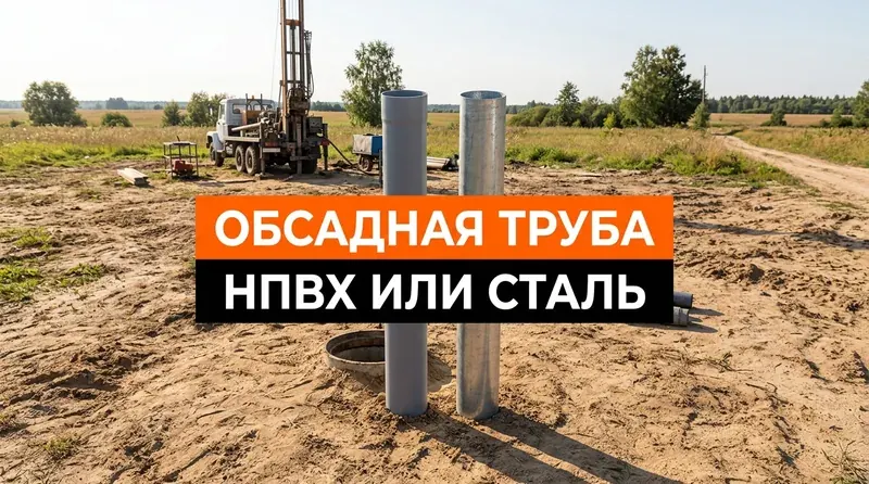 Обсадные трубы для скважины: НПВХ или сталь — что выбрать
