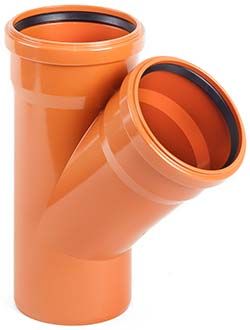 Тройник ПВХ Хемкор